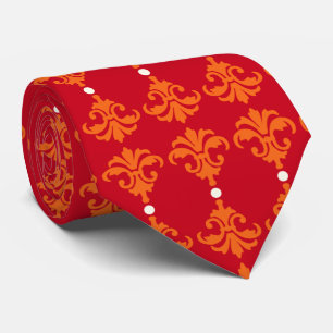 Dekorative, aufwendige Damaststreifen-Krawatte Krawatte