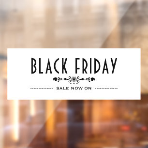 Dekorative Black Friday Sale Fensteraufkleber
