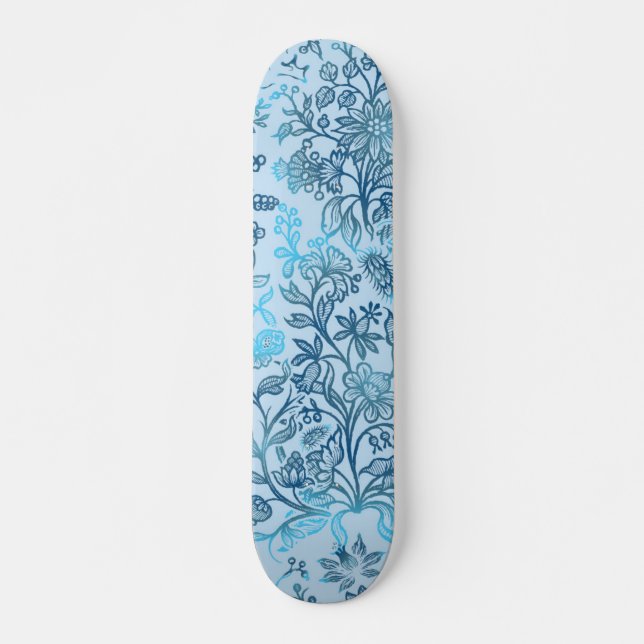 Dekorative Blume 15 Skateboard (Vorne)