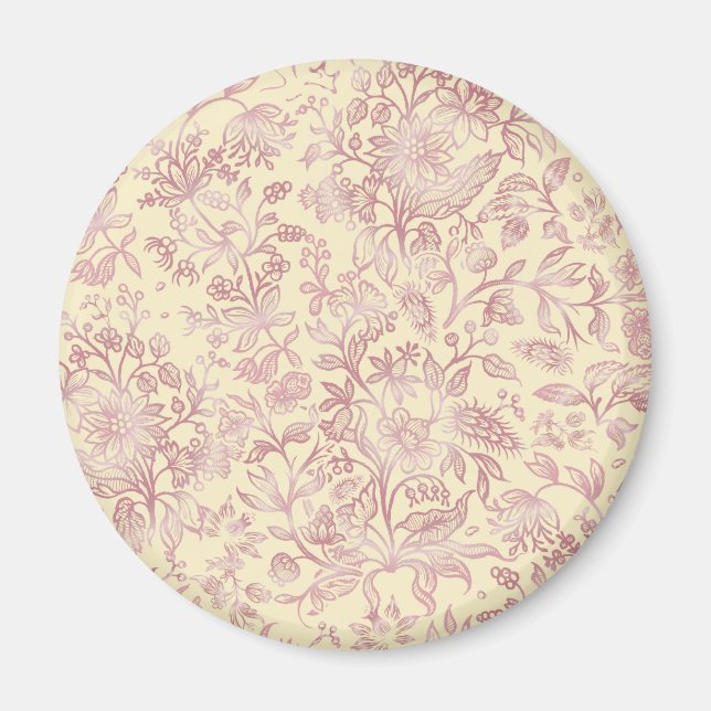 Dekorative Blume 18 Magnet (Vorne)