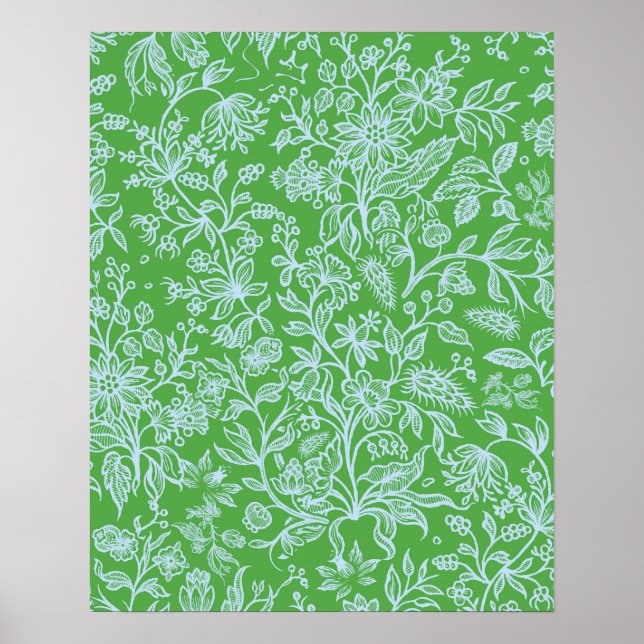 Dekorative Blume 1 Poster (Vorne)