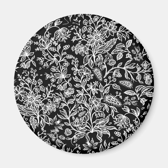 Dekorative Blume 21 Magnet (Vorne)