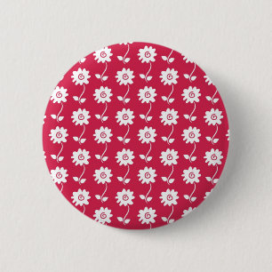 Dekorative Blume Button