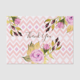 Dekorative Blume Gemustert Seidenpapier