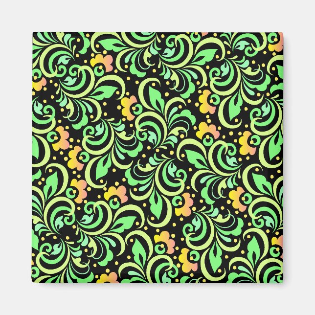 dekorative Blume Magnet (Vorne)