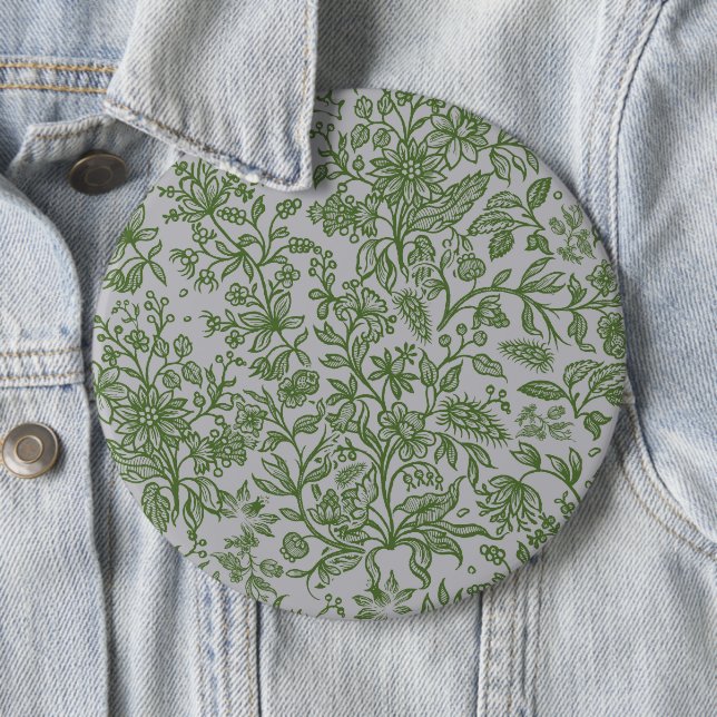 Dekorative Blumen 11 Button (Beispiel)