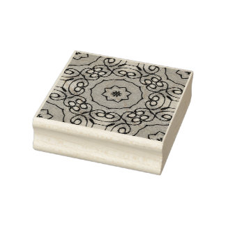 Dekorative Briefmarke Gummistempel