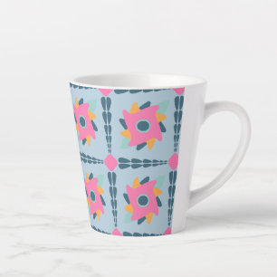 Dekorative bunte Fliese Milchtasse