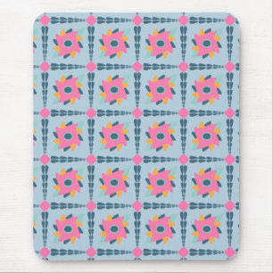 Dekorative bunte Fliese Mousepad