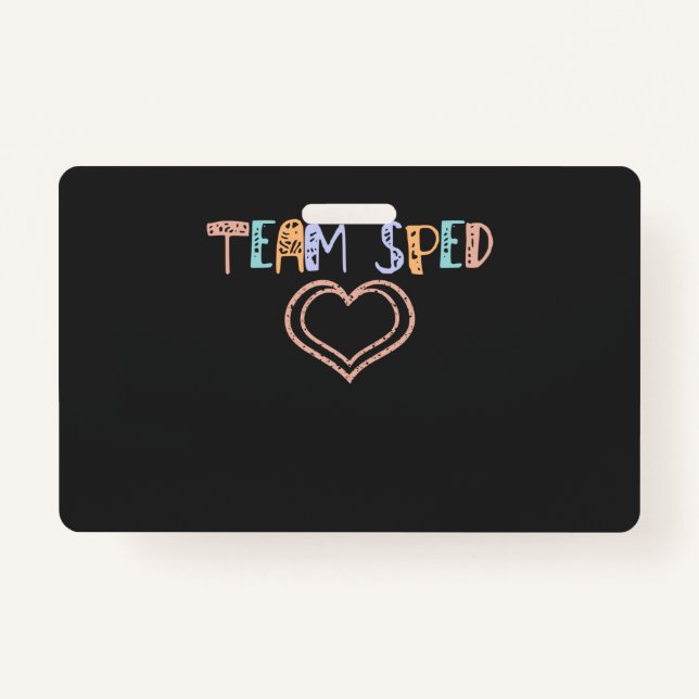 dekorative bunte Mannschaftskommando Ausweis (Vorderseite)