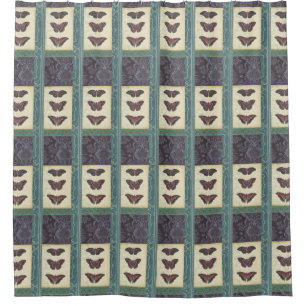 Dekorative Butterfly Brocade von Vision Studio Duschvorhang