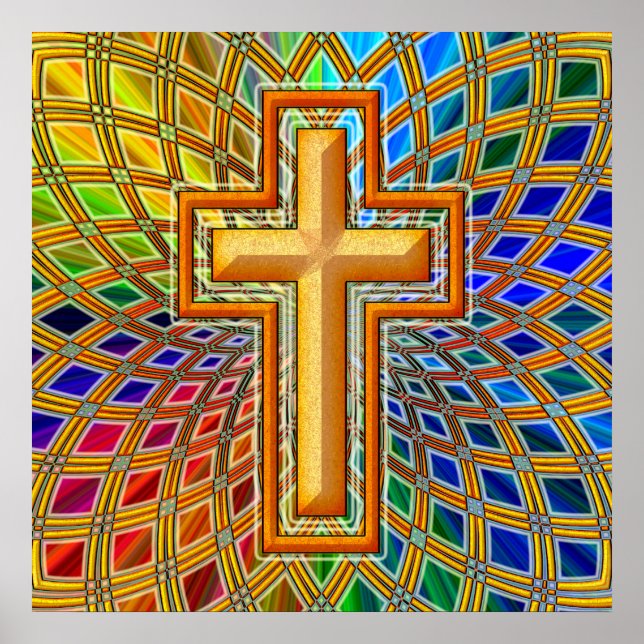 DEKORATIVE CROSS POSTER (Vorne)