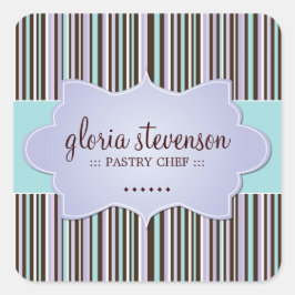 Dekorative Cupcake Jar Stickers