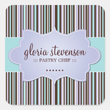 Dekorative Cupcake Jar Stickers