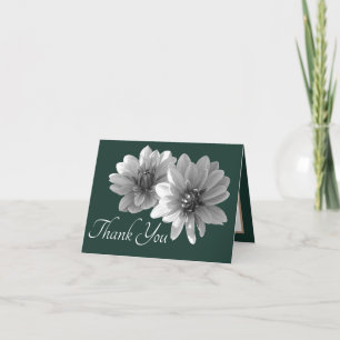 Dekorative Dahlias Green Cyan Hintergrund Vielen D Karte