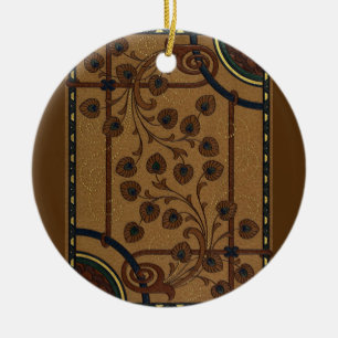 Dekorative Deco-Blumen Keramik Ornament