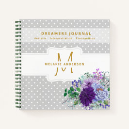 Dekorative Dreamers Journal Dream Analysis Notes Notizbuch