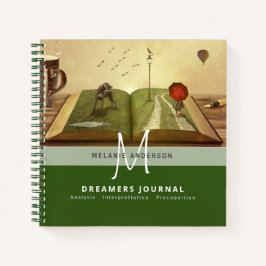 Dekorative Dreamers Journal Dream Analysis Notes Notizbuch