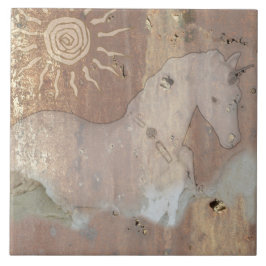 Dekorative Einhorn-Fliese Fliese