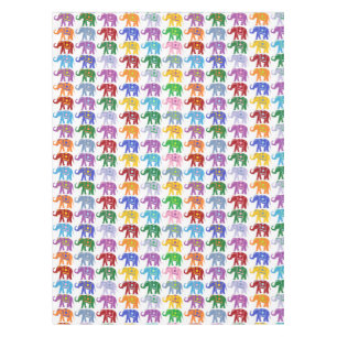 Dekorative Elefanten Tischdecke