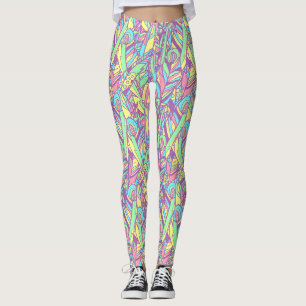 Dekorative Feathers Leggings