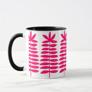 Dekorative Ferns - Crimson Tasse