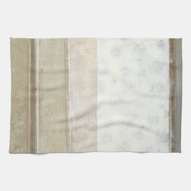 Dekorative Flächenmalerei in neutralen Farben Geschirrtuch (Horizontal)