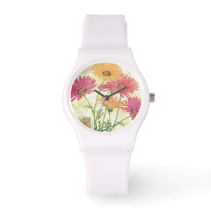 Dekorative Gänseblümchen Armbanduhr