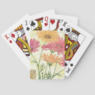 Dekorative Gänseblümchen Spielkarten