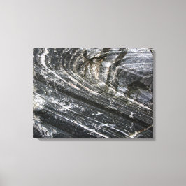 Dekorative Geologie Kurve Rock Textur Leinwanddruck