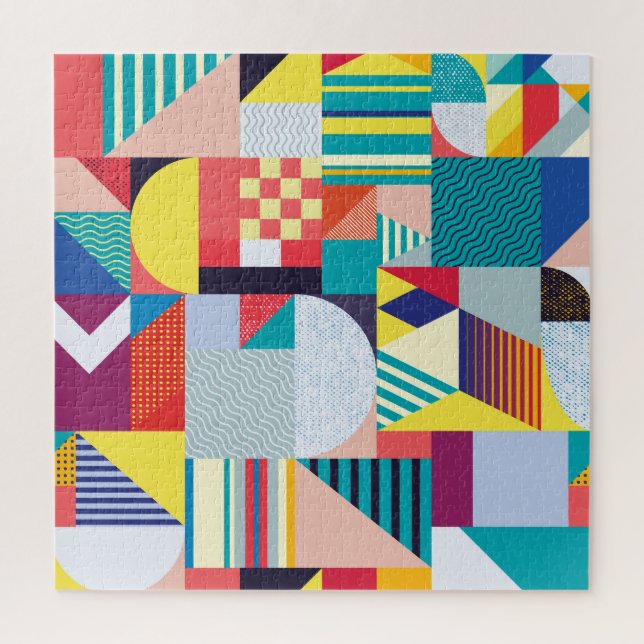 Dekorative Geometrie: Vintages Abstraktes Muster. (Vertikal)