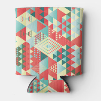 Dekorative geometrische, abstrakte, Vintage Elemen Dosenkühler