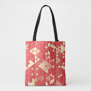 Dekorative geometrische, abstrakte Vintage Element Tasche