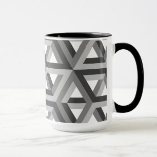 Dekorative geometrische Fliesen Mosaikmuster #10 Tasse