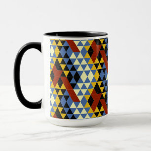 Dekorative geometrische Fliesen Mosaikmuster #2 Tasse