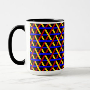 Dekorative geometrische Fliesen Mosaikmuster #3 Tasse