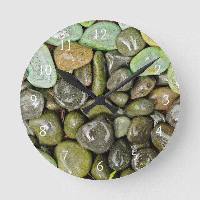 Dekorative Gesteinslandschaften Runde Wanduhr (Vorderseite)