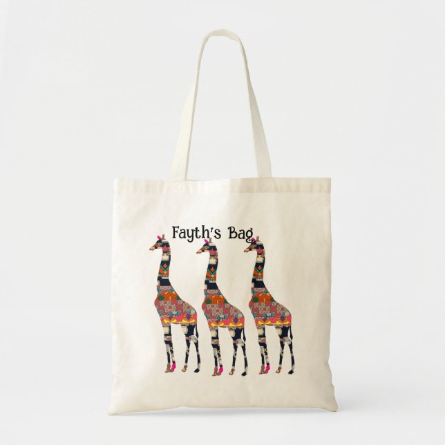 Dekorative Giraffe Tragetasche (Vorne)