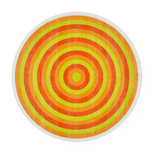 Dekorative Glaszuführung mit Circle Design Schneidebrett
