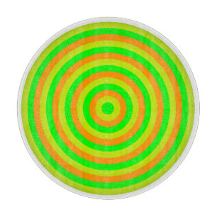 Dekorative Glaszuführung mit Circle Design Schneidebrett