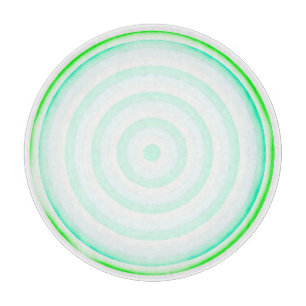 Dekorative Glaszuführung mit Circle Design Schneidebrett