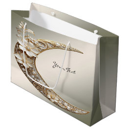 Dekorative Halbmondrahmen-Geschenktasche Große Geschenktüte