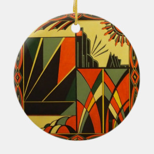 Dekorative hängende Verzierung des Kunst-Dekos Keramik Ornament