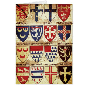 Dekorative Heraldry Muster