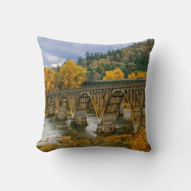 Dekorative Herbstleaves Season Themed Theme Kissen (Vorderseite)