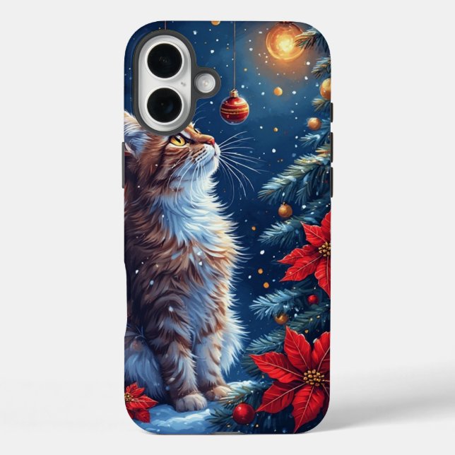 Dekorative Holiday Season iPhone / iPad Gehäuse 16 Plus Hülle (Rückseite)