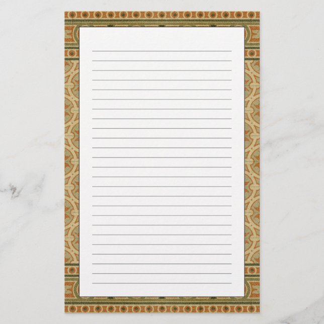 Dekorative italienische Mosaik-Fliesen durch Briefpapier (Vorderseite)
