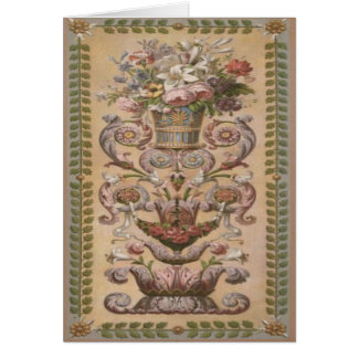 Dekorative Karte des 19. Jahrhunderts