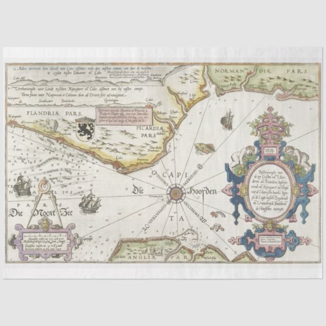 Dekorative Karte des Weltdekoupage-Papiers Seidenpapier (Vorderseite)