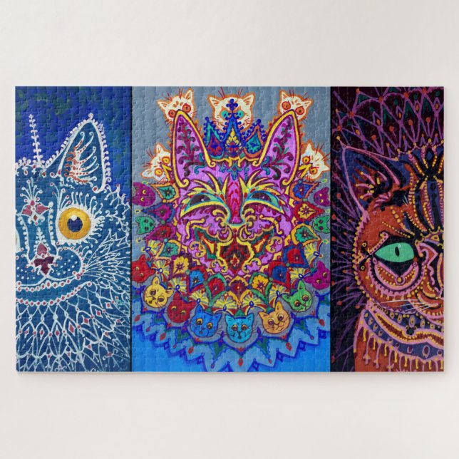 Dekorative Katzen von Louis Wain (Horizontal)